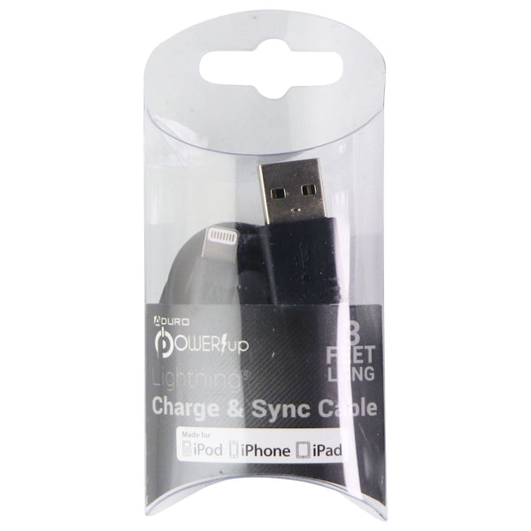 Duro Power Up 3-ft Charge and Sync USB Cable for Apple - Black - Duro - Simple Cell Shop, Free shipping from Maryland!
