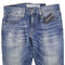 Express Jeans Mens Slim Fit Skinny/Stretch (W28 x L32) - Demin Blue/Gold Stitch - Express - Simple Cell Shop, Free shipping from Maryland!
