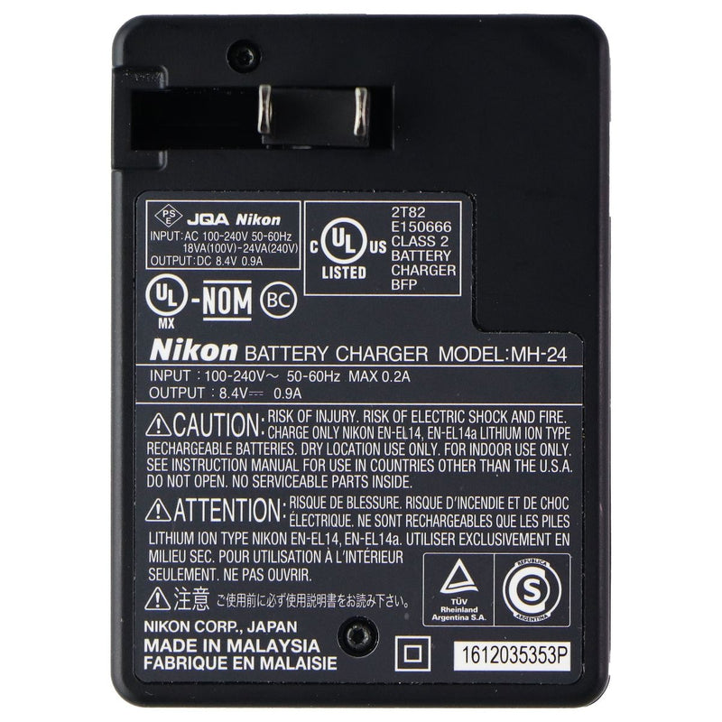 Nikon MH-24 Quick Charger for EN-EL9 Lithium-ion Battery - Black - Nikon - Simple Cell Shop, Free shipping from Maryland!