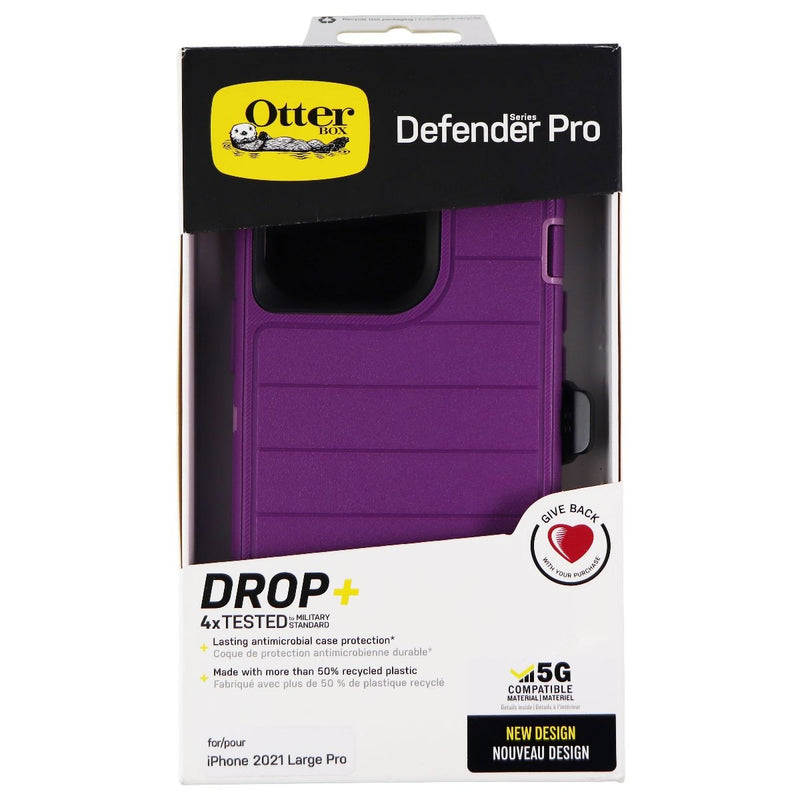 OtterBox Defender PRO Series Case & Holster for iPhone 13 Pro - Happy Purple - OtterBox - Simple Cell Shop, Free shipping from Maryland!