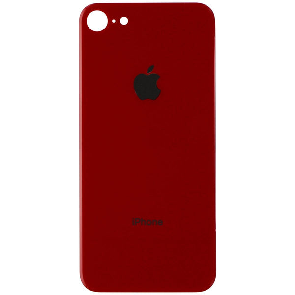 Repair Part - Back Glass Panel for Apple iPhone 8 - Red with Logo