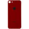 Repair Part - Back Glass Panel for Apple iPhone 8 - Red with Logo