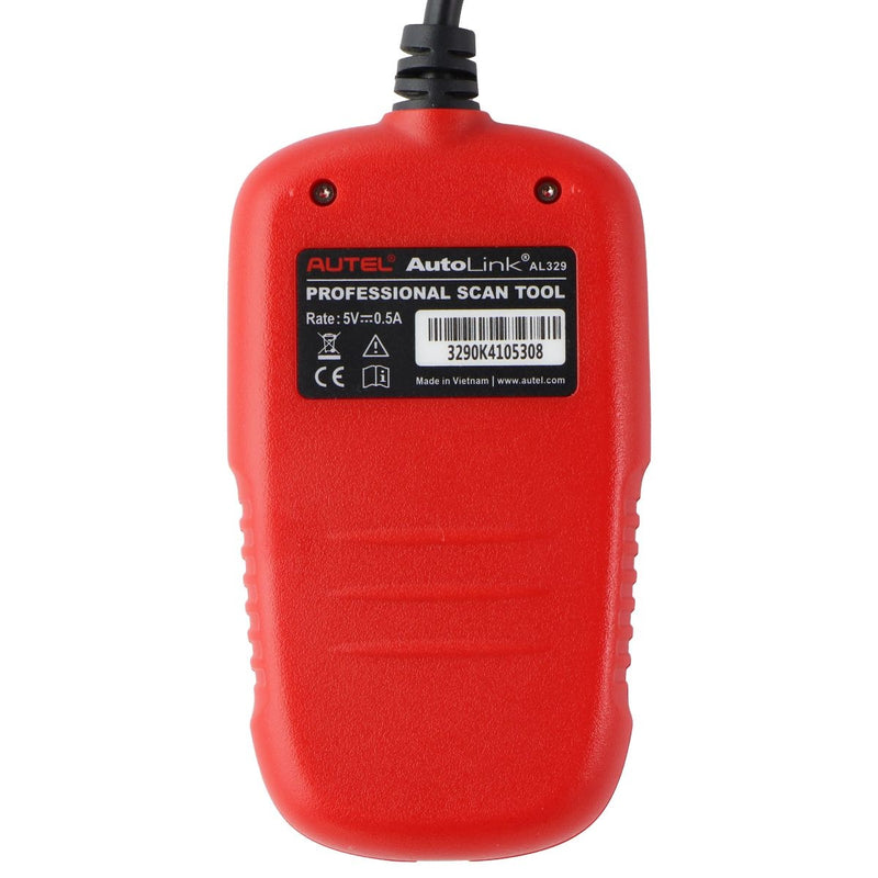 Autel AutoLink AL329 Professional Scan Tool - Red - AUTEL - Simple Cell Shop, Free shipping from Maryland!