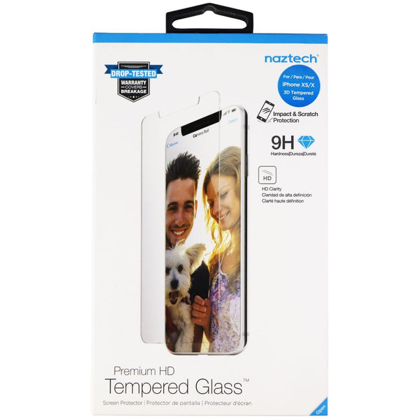 Naztech Premium HD Tempered Glass Screen Protector for Apple iPhone Xs/X - Clear - Naztech - Simple Cell Shop, Free shipping from Maryland!