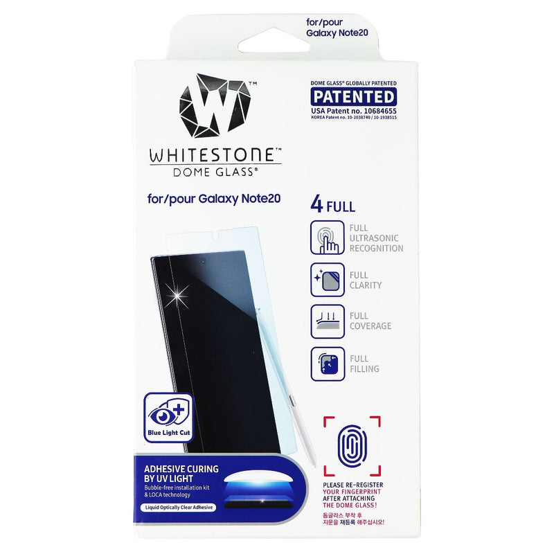 Whitestone Dome Glass for Samsung Galaxy Note20 Smartphones - Clear - Whitestone - Simple Cell Shop, Free shipping from Maryland!