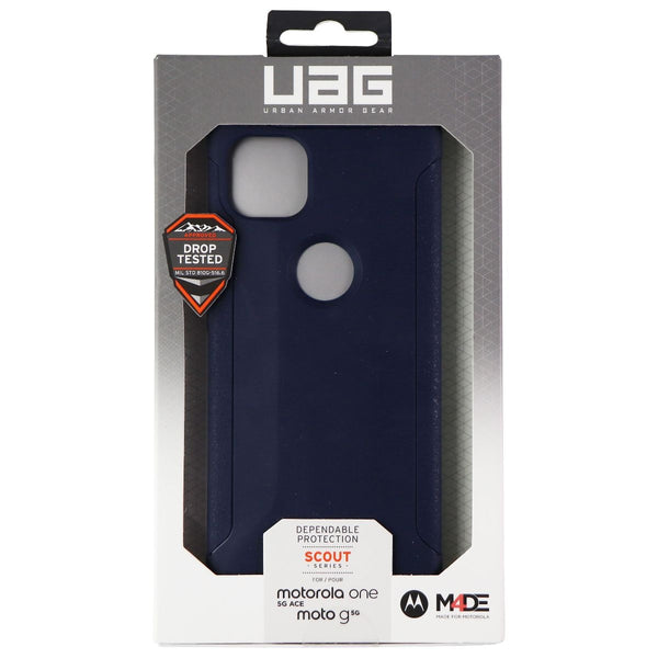 UAG Scout Series Case for Motorola Moto One 5G Ace Case (2021) - Mallard Blue