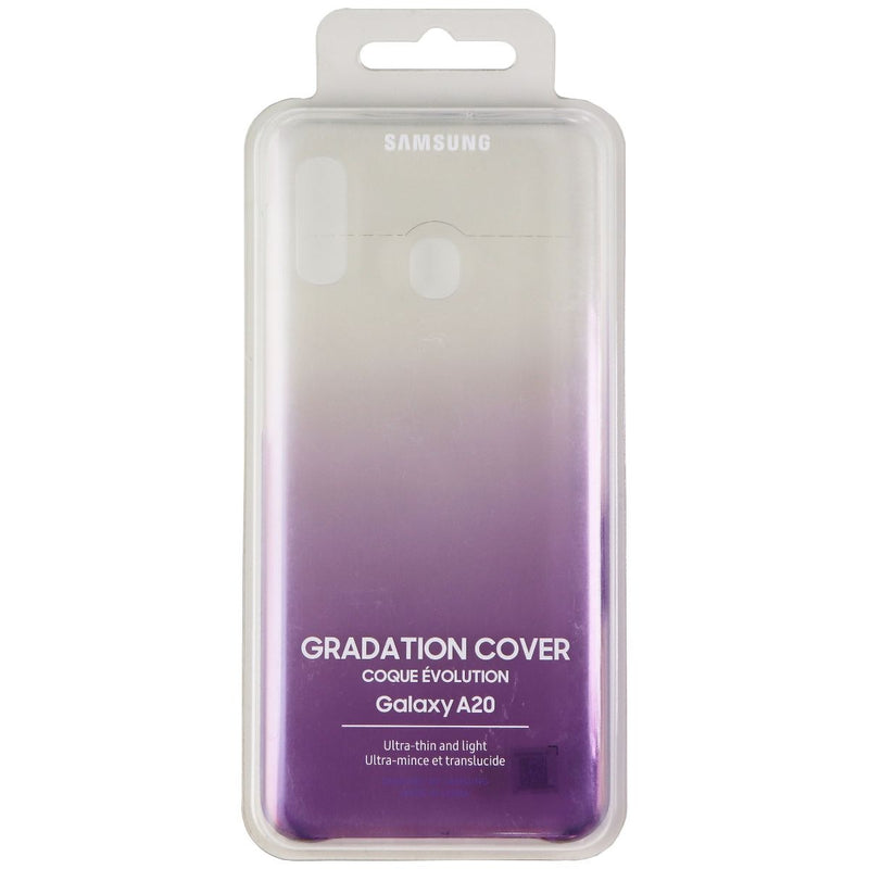 Samsung Gradation Cover Galaxy A20 - Violet (EF-AA205CVEGCA) - Samsung - Simple Cell Shop, Free shipping from Maryland!