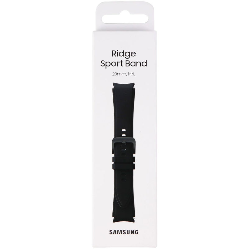 Samsung Ridge Sport Band for Galaxy Watch4 & Classic (20mm) Medium/Large - Black