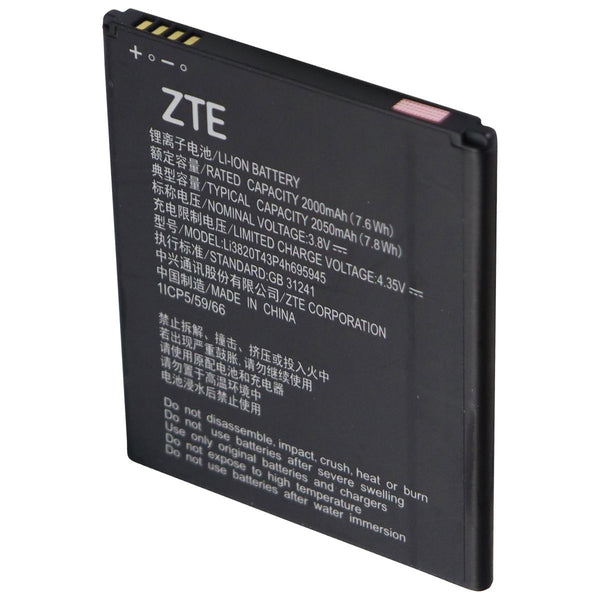 ZTE Rechargeable (2050mAh) 3.8V Battery - Black (Li3820T43P4h695945) - ZTE - Simple Cell Shop, Free shipping from Maryland!