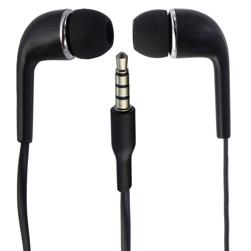 Basic 3.5mm Wired Earbud Headset with In-Line Microphone - Black - Unbranded - Simple Cell Shop, Free shipping from Maryland!