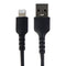 StarTech 3 Foot (1m) Durable USB MFi Certified Cable for iPad/iPhone - Black - StarTech - Simple Cell Shop, Free shipping from Maryland!