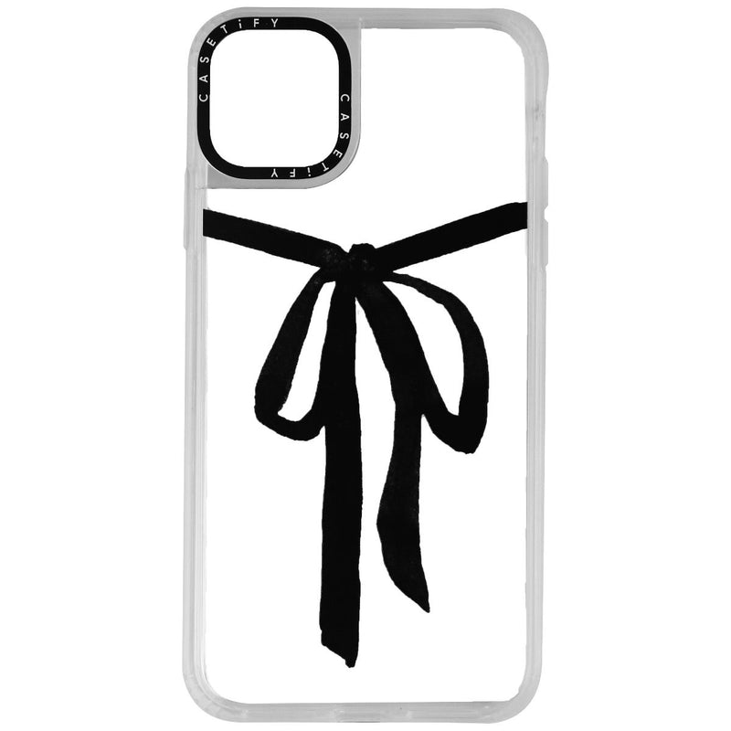 Casetify Classic Grip Case for Apple iPhone 11 - Take A Bow (Clear/Black Bow) - Casetify - Simple Cell Shop, Free shipping from Maryland!