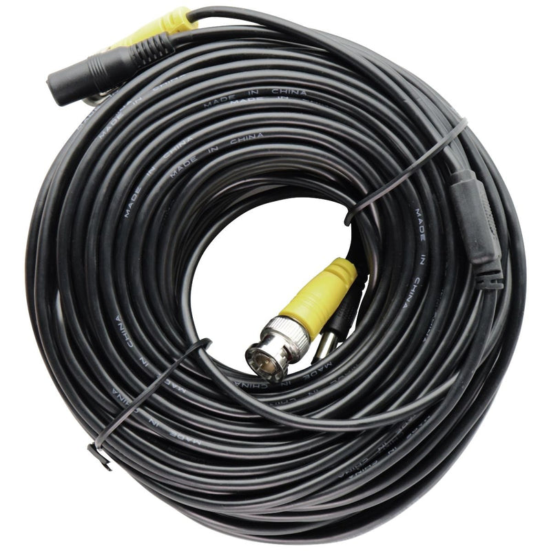 Universal Extra Long BNC Camera Extension DVR Video Power Cable - Black / Yellow - Unbranded - Simple Cell Shop, Free shipping from Maryland!