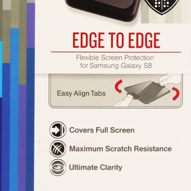 RandomOrder Edge to Edge Flexible Screen Protector for Samsung Galaxy S8 - Clear - Random Order - Simple Cell Shop, Free shipping from Maryland!