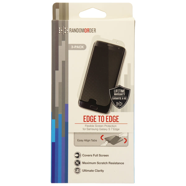 Random Order Edge to Edge Flexible Screen Protector for Samsung Galaxy S7 Edge - Random Order - Simple Cell Shop, Free shipping from Maryland!