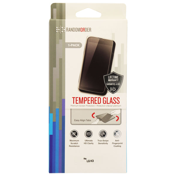 Random Order Tempered Glass Screen Protector for LG K3 Smartphone - Clear - Random Order - Simple Cell Shop, Free shipping from Maryland!