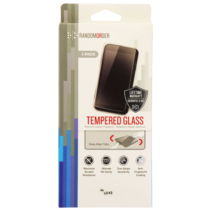 Random Order Tempered Glass Screen Protector for LG K3 Smartphone - Clear - Random Order - Simple Cell Shop, Free shipping from Maryland!