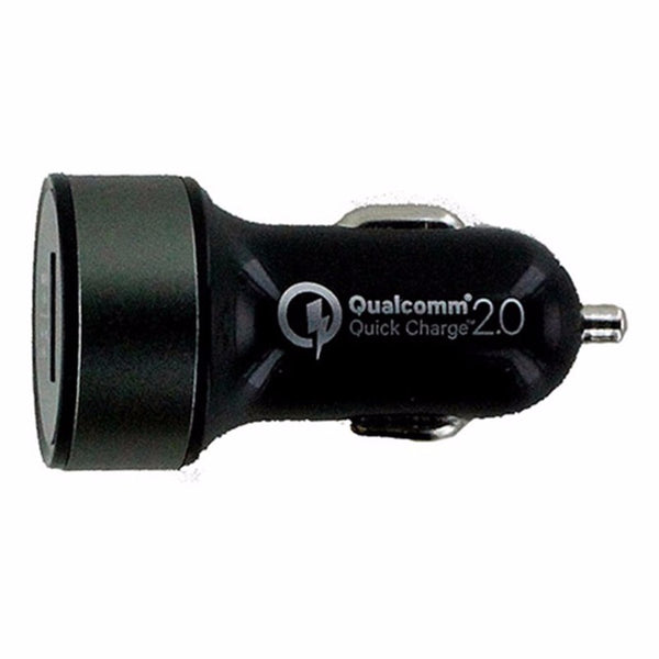 Random Order 2.4-Amp Quick Charge 2.0 Car Adapter with Micro-USB Cable - Black - Random Order - Simple Cell Shop, Free shipping from Maryland!