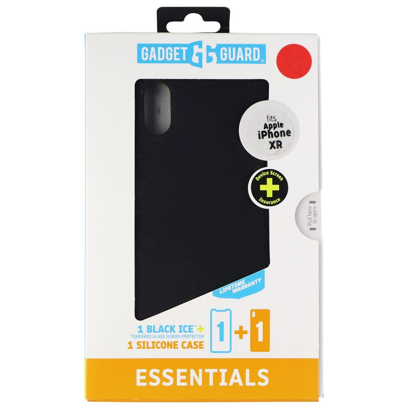 Gadget Guard Essentials Glass Protector + Silicone Case for iPhone XR - Black - Gadget Guard - Simple Cell Shop, Free shipping from Maryland!