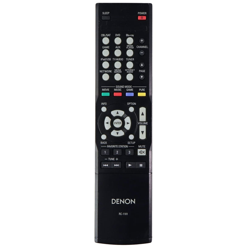 Denon Remote Control (RC-1181) for Select Denon Devices - Black - Denon - Simple Cell Shop, Free shipping from Maryland!