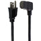 PC Power Supply Cable 16A 300V - L Shaped - Black - Unbranded - Simple Cell Shop, Free shipping from Maryland!
