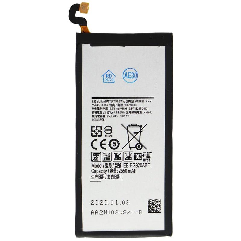 Repair Part - Replacement 2550mAh Battery for Samsung Galaxy S6