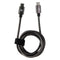 Qmadix (QM-PDM3UCUC-GM) Charging & Data Sync Cable for USB-C Devices - Gunmetal - Qmadix - Simple Cell Shop, Free shipping from Maryland!