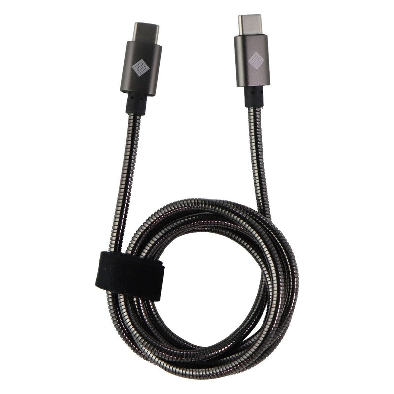Qmadix (QM-PDM3UCUC-GM) Charging & Data Sync Cable for USB-C Devices - Gunmetal - Qmadix - Simple Cell Shop, Free shipping from Maryland!