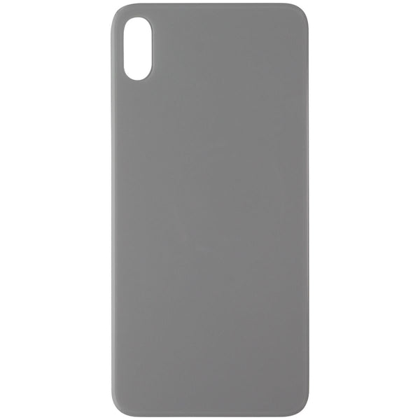 Repair Part - Back Glass Panel for Apple iPhone Xs Max - Silver (No Logo) - Unbranded - Simple Cell Shop, Free shipping from Maryland!
