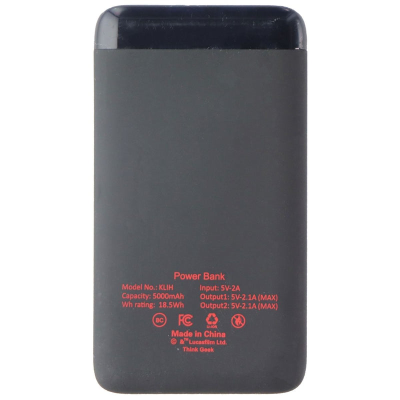 Think Geek (5,000mAh) Dual USB Power Bank - Black / Star Wars Death Star - THINK GEEK - Simple Cell Shop, Free shipping from Maryland!