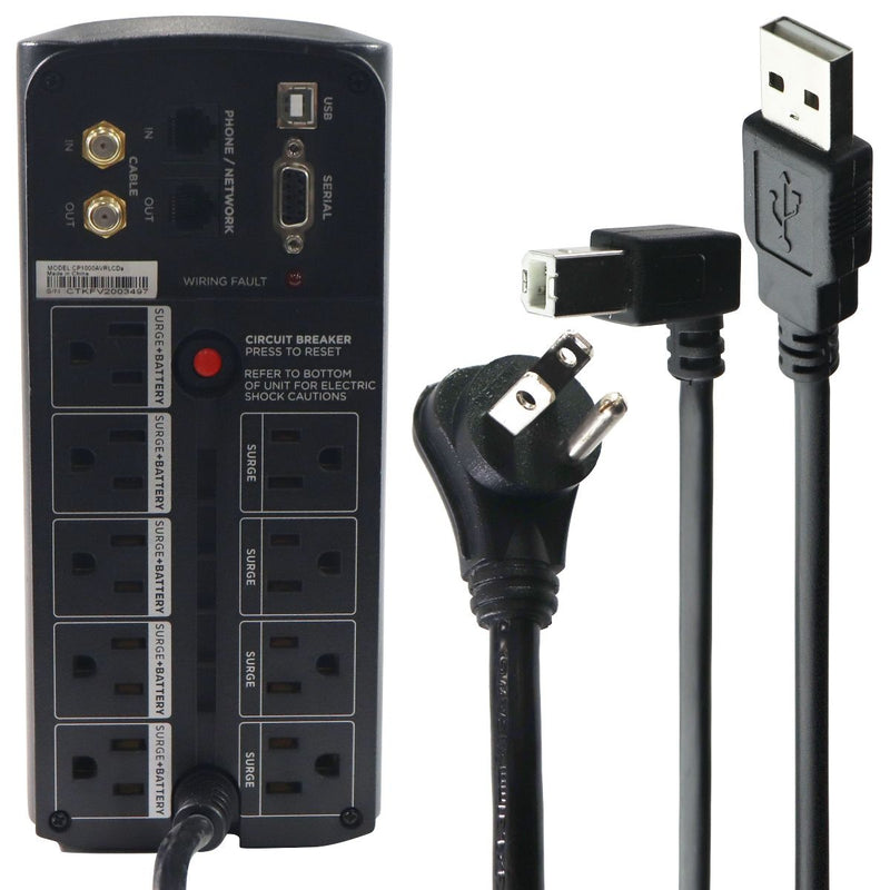 CyberPower CP1000VAVRLCD Intelligent LCD UPS System (600W) with 9 Outlets - Blk - CyberPower - Simple Cell Shop, Free shipping from Maryland!