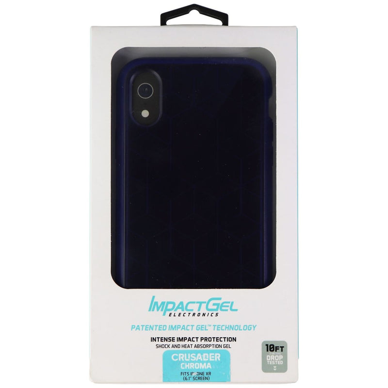 Impact Gel Crusader Chroma Protection Case for Apple iPhone XR - Blue - Impact Gel - Simple Cell Shop, Free shipping from Maryland!