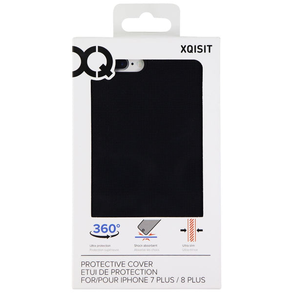 Xqisit Protective Hard Cover for Apple iPhone 8 Plus & 7 Plus - Black - Xqisit - Simple Cell Shop, Free shipping from Maryland!