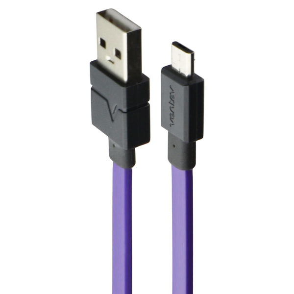 Ventev 6-Foot ChargeSync (Micro-USB) to USB Flat Tangle-Free Cable - Purple - Ventev - Simple Cell Shop, Free shipping from Maryland!