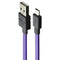 Ventev 6-Foot ChargeSync (Micro-USB) to USB Flat Tangle-Free Cable - Purple - Ventev - Simple Cell Shop, Free shipping from Maryland!
