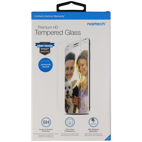 Naztech Premium HD Tempered Glass for Samsung Galaxy Note8 - Clear - Naztech - Simple Cell Shop, Free shipping from Maryland!