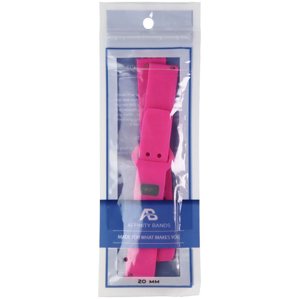 Affinity Bands (20mm) Watch Band for Smartwatches & More - Pink Silicone - Affinity - Simple Cell Shop, Free shipping from Maryland!