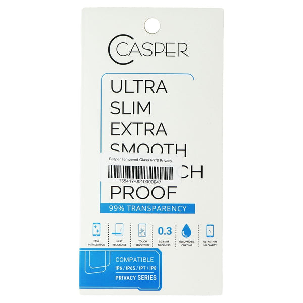Casper Ultra Slim PRIVACY Series Tempered Glass for Apple iPhone 8/7/6s/6 - Casper - Simple Cell Shop, Free shipping from Maryland!