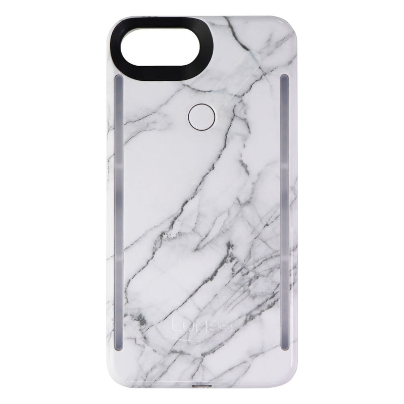 LuMee Duo Selfie LED Case for iPhone 8 Plus/7 Plus - White Marble - LuMee - Simple Cell Shop, Free shipping from Maryland!