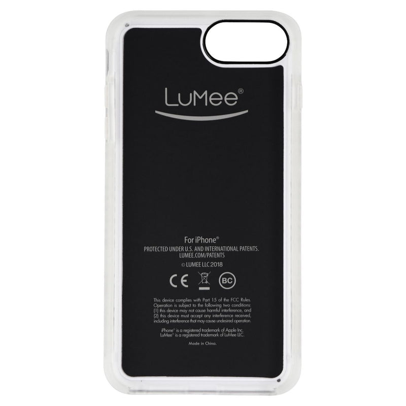 LuMee Duo Selfie LED Case for iPhone 8 Plus/7 Plus - White Marble - LuMee - Simple Cell Shop, Free shipping from Maryland!