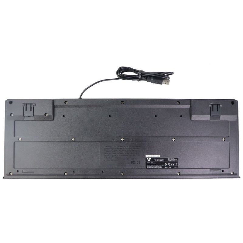 V7 Wired USB Full Size Keyboard for Windows PC & More - Black (KC0A1) - V7 - Simple Cell Shop, Free shipping from Maryland!