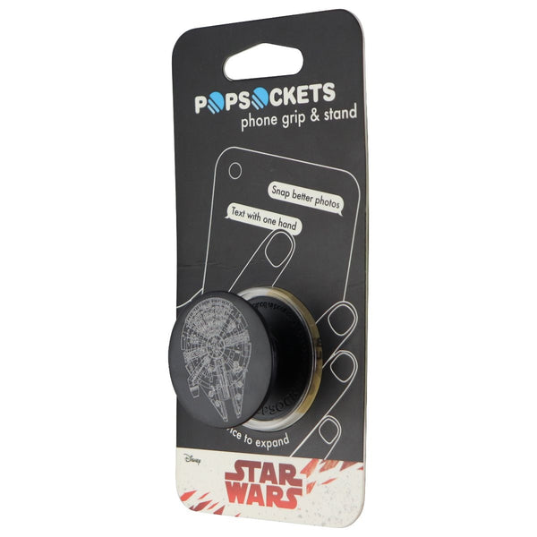 PopSockets: Collapsible Grip & Stand - Star Wars Millenium Falcon Aluminum - PopSockets - Simple Cell Shop, Free shipping from Maryland!