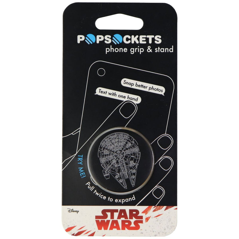 PopSockets: Collapsible Grip & Stand - Star Wars Millenium Falcon Aluminum - PopSockets - Simple Cell Shop, Free shipping from Maryland!
