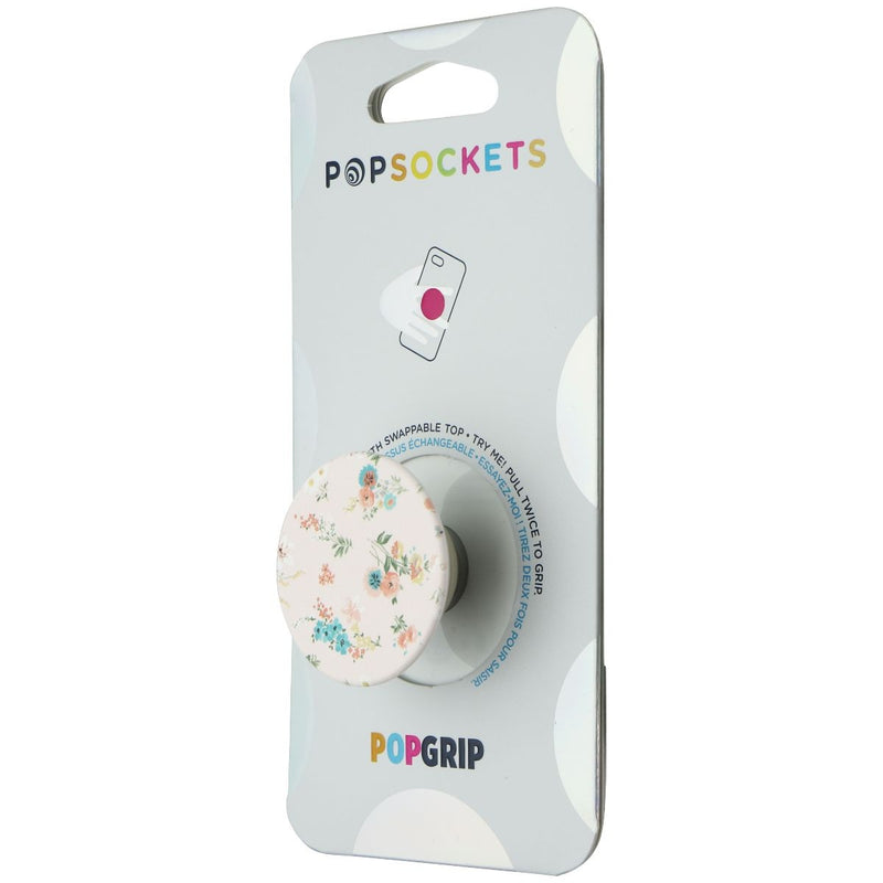 PopSockets: PopGrip Stand and Grip with a Swappable Top - Pink Trellis