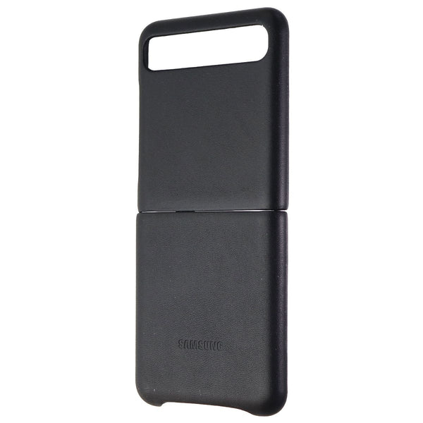 Samsung Leather Cover Case for Galaxy Z Flip - Black (EF-VF700LBEGUS) - Samsung - Simple Cell Shop, Free shipping from Maryland!