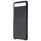 Samsung Leather Cover Case for Galaxy Z Flip - Black (EF-VF700LBEGUS) - Samsung - Simple Cell Shop, Free shipping from Maryland!