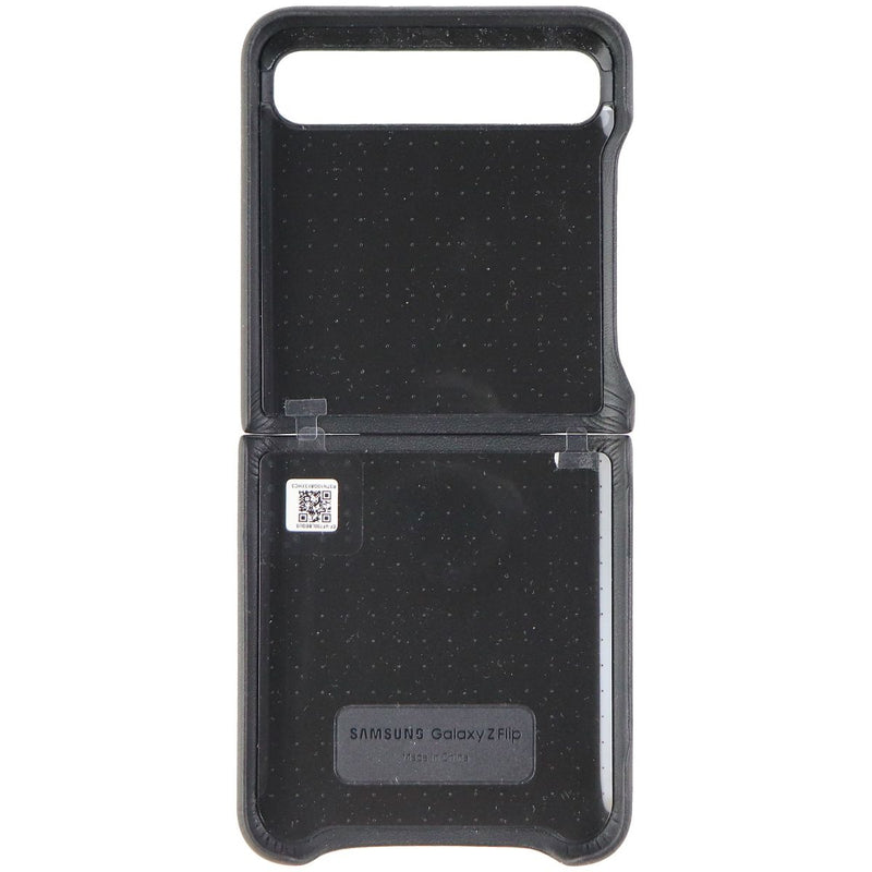 Samsung Leather Cover Case for Galaxy Z Flip - Black (EF-VF700LBEGUS) - Samsung - Simple Cell Shop, Free shipping from Maryland!