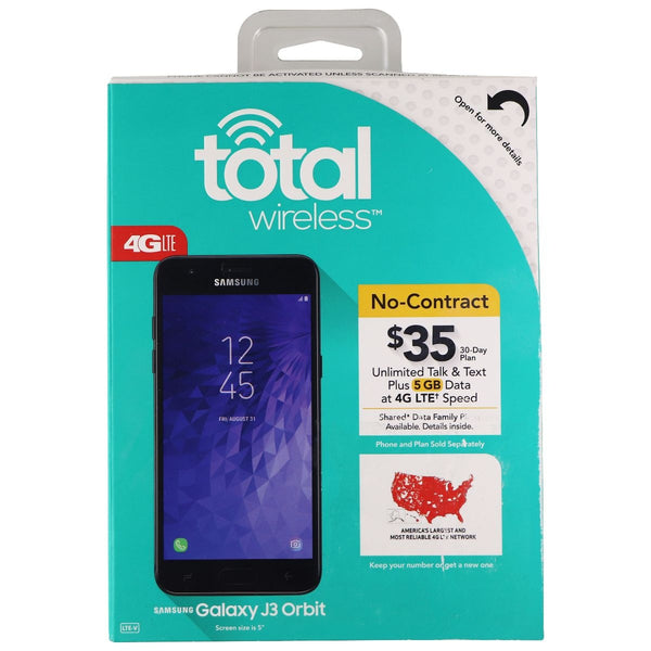 Samsung Galaxy J3 Orbit (5-inch) (TWSAS367) Total Wireless Pre-Paid - 16GB/Black - Samsung - Simple Cell Shop, Free shipping from Maryland!