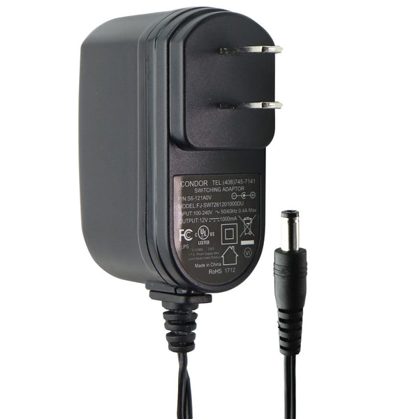 Condor (12V/1A) Switching Adapter Power Supply - Black (FJ-SW7261201000DU) - Condor - Simple Cell Shop, Free shipping from Maryland!