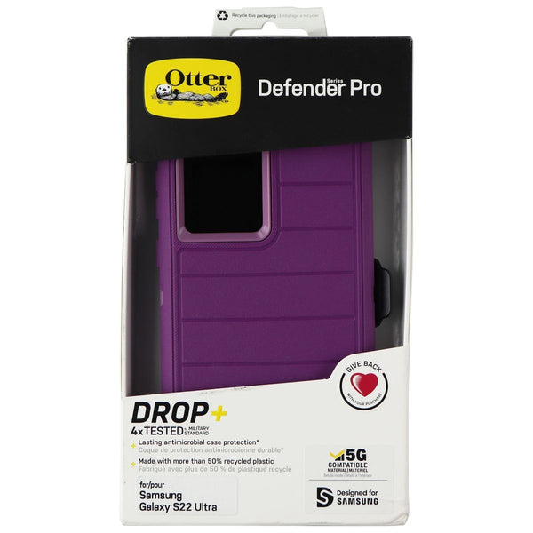 OtterBox Defender PRO Case for Samsung Galaxy S22 Ultra - Happy Purple - OtterBox - Simple Cell Shop, Free shipping from Maryland!